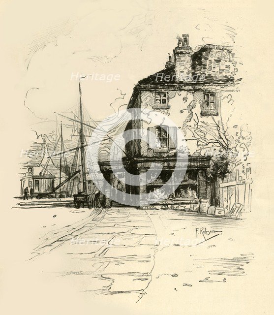 'The Quay, North Shields', 1928. Creator: F Robson.