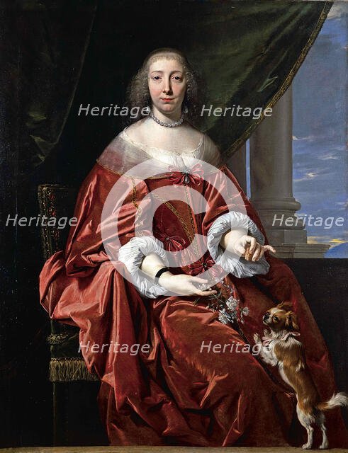 Portrait of Marie Madeleine de Vignerot, Duchess of Aiguillon (1604-1675), 1st half of the 17th cent Creator: Champaigne, Philippe, de (1602-1674).