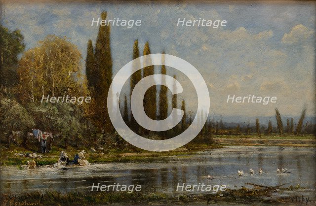 Washerwomen in Vichy.