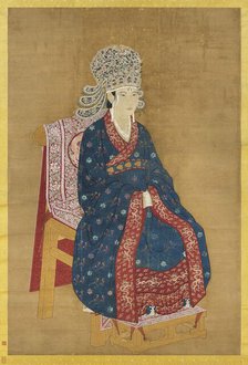 Portrait of the Empress Xiang (1047-1102). Creator: Chinese Master.