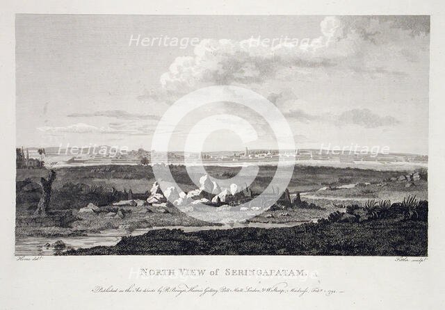 North View of Seringapatam, 1794. Creator: Robert Home.