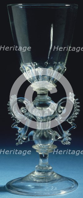 Two-handed goblet, (17th century?). Artist: Unknown