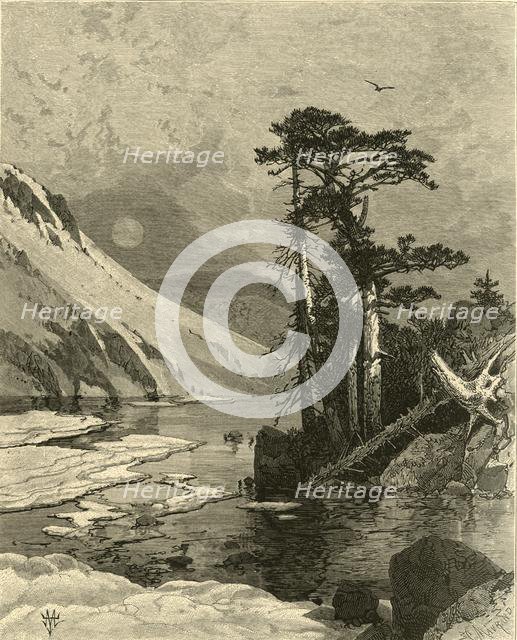'Frozen Lake, Foot of James's Peak', 1874.  Creator: Charles Maurand.