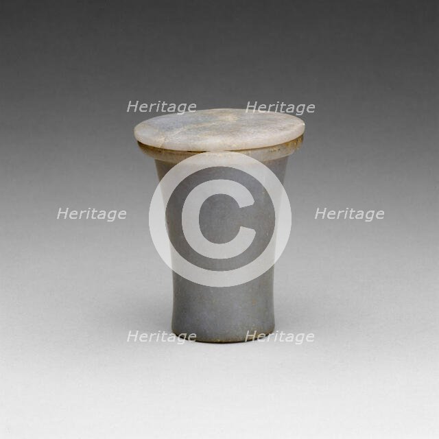 Ointment Jar with Lid, Egypt, Middle Kingdom, Dynasty 12 (about 1976-1794 BCE). Creator: Unknown.