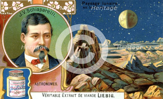 Giovanni Virginio Schiaparelli, Italian astronomer, (c1900). Artist: Unknown