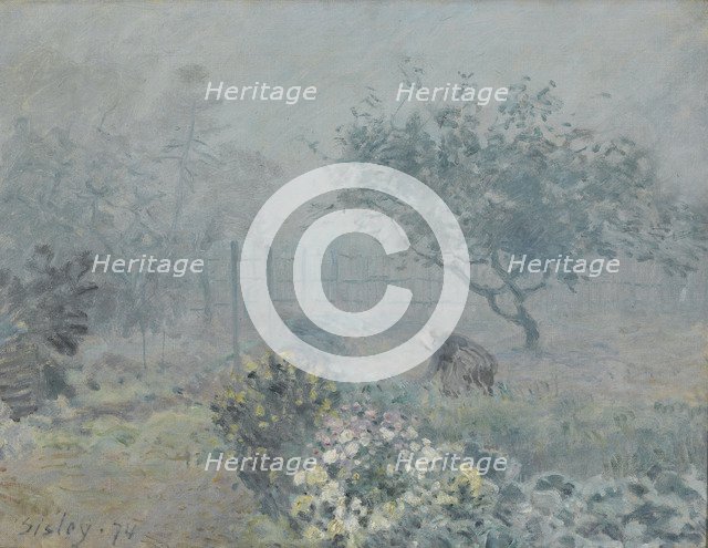 Fog, Voisins, 1874. Artist: Sisley, Alfred (1839-1899)