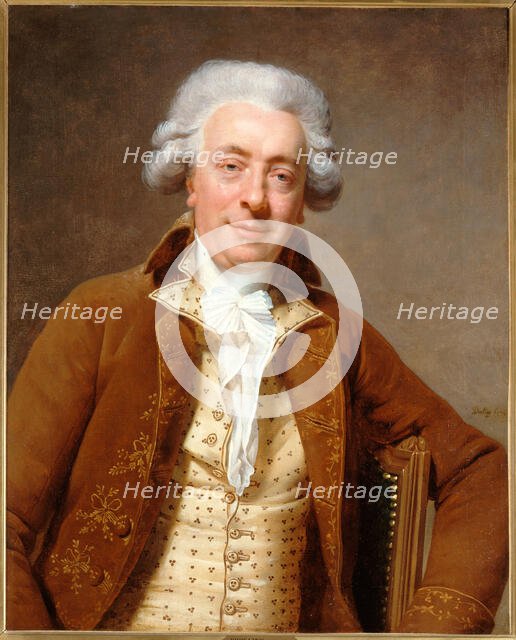 Portrait of Claude-Nicolas Ledoux (1736-1806), architect, c1785. Creator: Michel Martin Drolling.