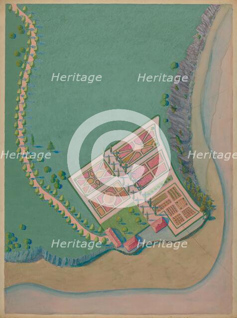 Corlaer Estate and Garden, c. 1936. Creator: Meyer Goldbaum.
