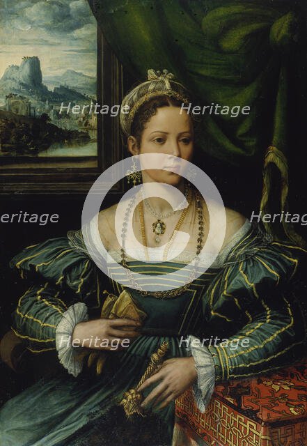 Portrait of a Lady, c1530-1540. Creator: Girolamo da Carpi?.