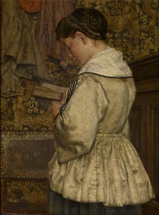 Woman Reading, 1872. Creator: Henri Jean Augustin de Braekeleer.