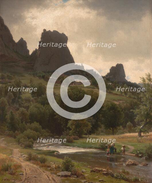 Summer Pastorale (View of Kallenfels), 1853. Creator: Worthington Whittredge.