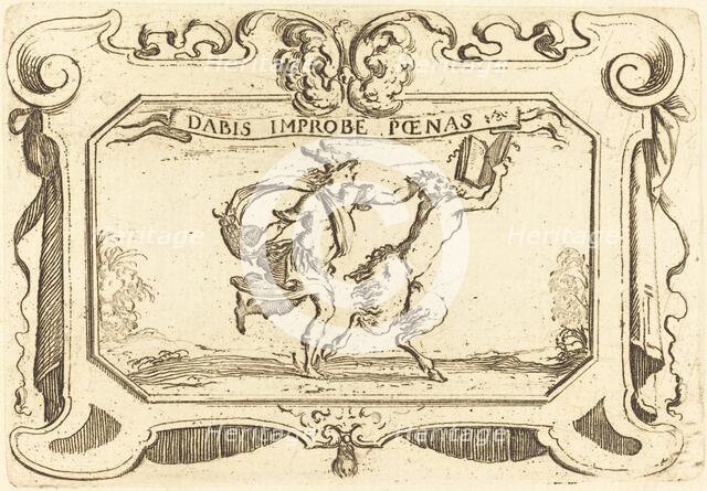 Mercury Chasing a Satyr Holding a Book. Creator: Stefano della Bella.