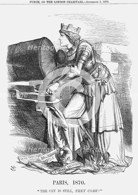 'Paris, 1870'.  Artist: Joseph Swain