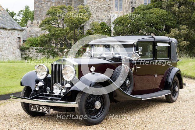 1933 Rolls Royce Phantom II Sedanca de Ville by Barker. Creator: Unknown.