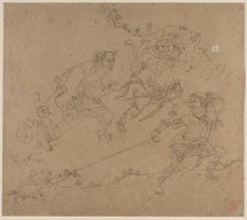 Album of Daoist and Buddhist Themes: Search the Mountain: Leaf 48, 1200s. Creator: Unknown.