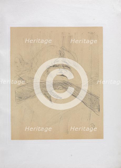 Yvette Guilbert-English Series: Linger Longer Loo, 1898. Creator: Henri de Toulouse-Lautrec (French, 1864-1901).