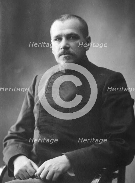 Secretary of expert commissions N.S. Ivanov., 1911. Creator: A. A. Antonov.