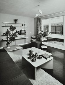 45 Enfield Chase, Houghton Regis, Dunstable, Bedfordshire: living room, 1971. Creator: Unknown.