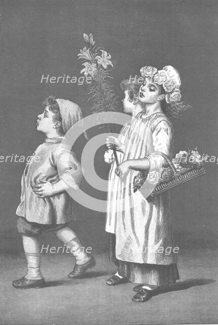 Roses and Lilies, 1880. Creator: Unknown.