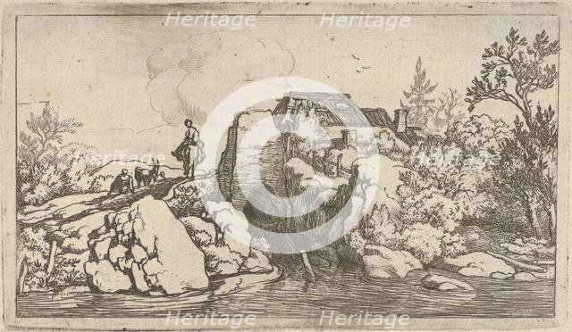 The Horseman on the Stone Bridge. Creator: Allart van Everdingen.