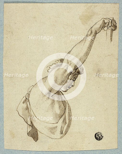 Upper Torso with Upstretched Arms, n.d. Creator: Unknown.