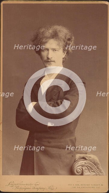 Portrait of the composer Ignacy Jan Paderewski (1860-1941), 1891. Creator: London Stereoscopic and Photographic Company.
