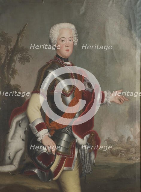 Portrait of Prince Augustus William of Prussia 1722-58. Creator: Unknown.