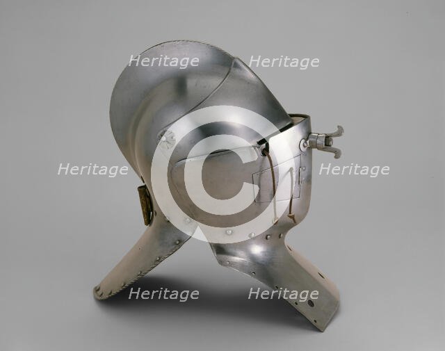 Tournament Sallet (Rennhut) with Buffe, Saxony, c. 1570/1600. Creator: Unknown.