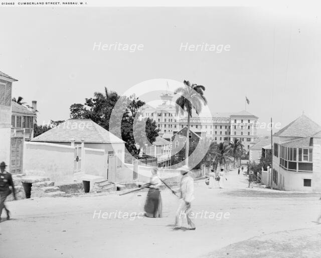 Cumberland Street, Nassau, W.I., between 1900 and 1906. Creator: Unknown.