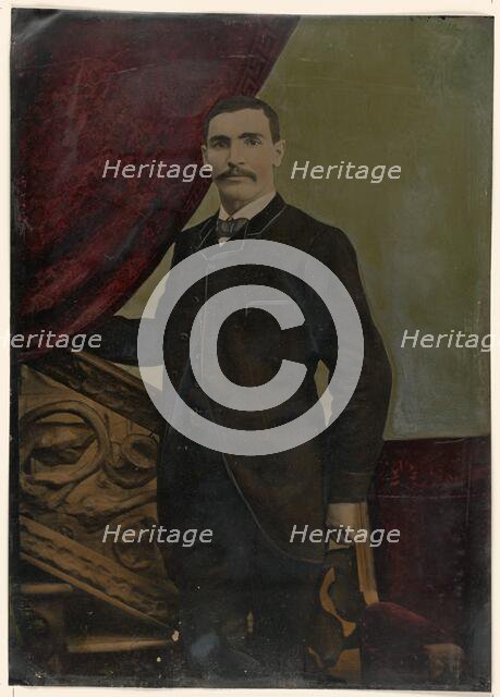 Portrait of man, 1860s-1880s. Creator: Unknown.