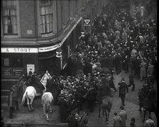 Fascists and Anti-fascist Protestors Fighting, 1930s. Creator: British Pathe Ltd.