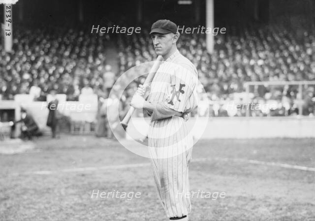 Charles "Buck" Herzog, New York NL (baseball), 1912. Creator: Bain News Service.