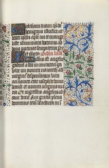 Book of Hours (Use of Rouen): fol. 141r, c. 1470. Creator: Master of the Geneva Latini (French, active Rouen, 1460-80).