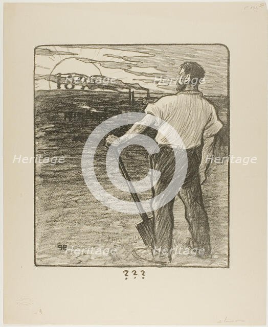 Happy New Year, December 1893. Creator: Theophile Alexandre Steinlen.