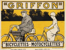 Griffon Bicyclettes Motocyclettes, c. 1905. Creator: Matet, Jean (1870-1936).