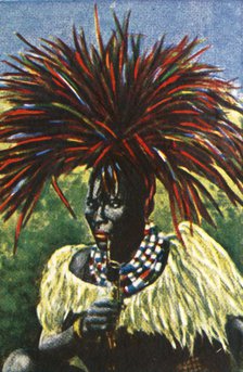 Swazi man from South Africa, c1928. Creator: Unknown.