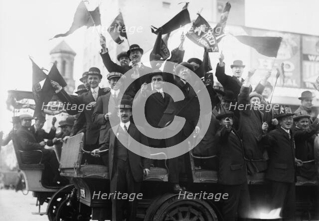 Red Sox rooters, 1915. Creator: Bain News Service.