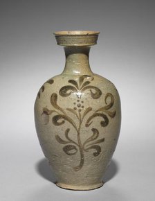 Vase with Floral Design, 1100s. Creator: Unknown.