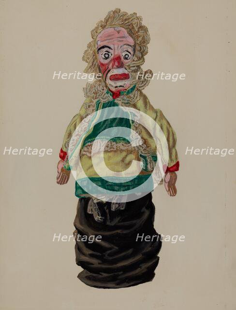 Hand Puppet Judy, c. 1936. Creator: Dorothy Brennan.