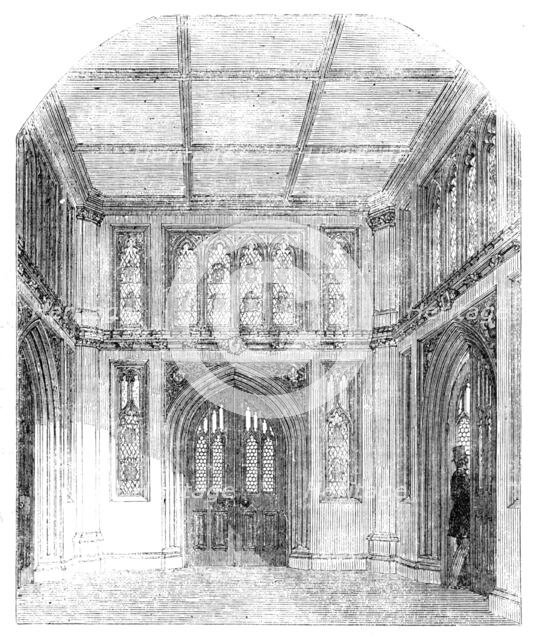 Vestibule to the Library of the House of Commons, 1857. Creator: Unknown.