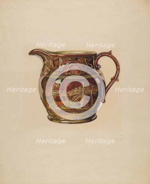 Ewer - Fulton Steamboat, c. 1940. Creator: George Yanosko.