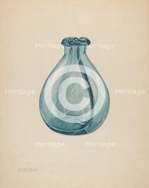 Gemel Bottle, c. 1937. Creator: John Dana.