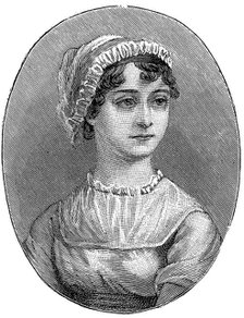 Jane Austen (1775-1817), English novelist. Artist: Unknown