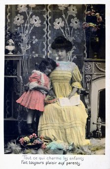 'All that charms the children..', French Postcard, c1900. Artist: Unknown