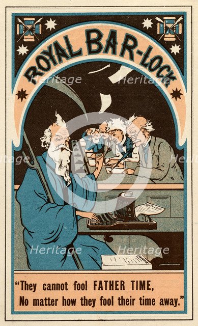 The Royal Bar-Lock typewriter, 1900s. Artist: Unknown