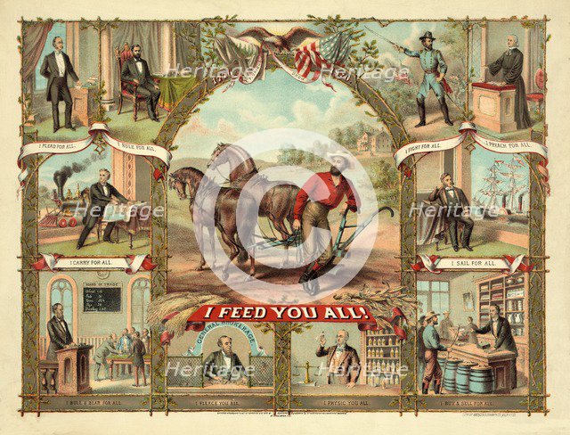 I Feed You All!, c.1875.