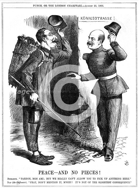 'Peace - and No Pieces!', 1866. Artist: John Tenniel