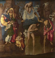 The Baptism of Christ, 1514. Artist: Zaganelli, Francesco (ca 1470-1532)