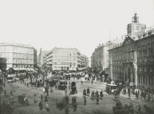 The Puerta del Sol, Madrid, Spain, 1895. Creator: W & S Ltd.