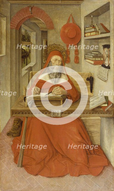 Saint Jerome in His Study, 1451. Creator: Antonio da Fabriano II.